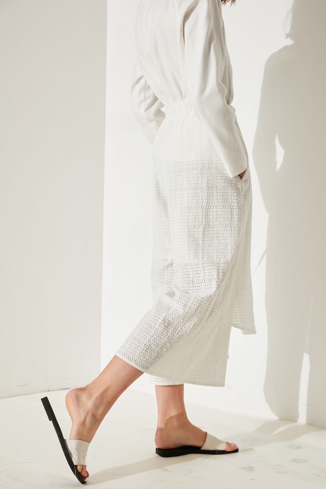 SKYE minimalist women fashion Aria cuolettes lace white 4
