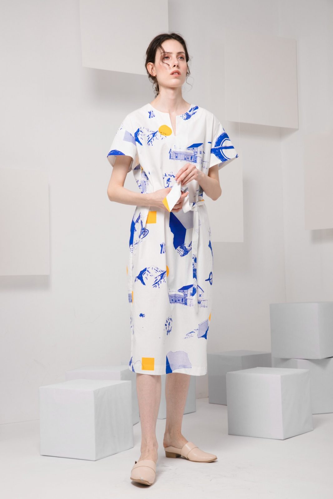 SKYE modern minimalist women clothing fashion Lois Dress interstellar