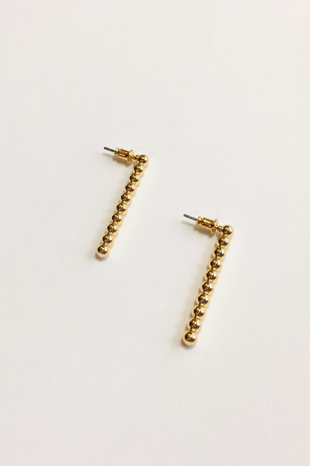 SKYE modern minimalist women fashion accessories Alexi 18K Gold Bead Earrings 4