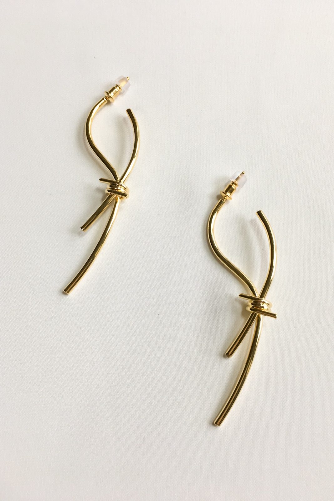 SKYE modern minimalist women fashion accessories Elaina 18K Gold Twists Earrings 6