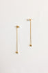 SKYE modern minimalist women fashion accessories Isabel 18K Gold Pearl Drop Earrings 4