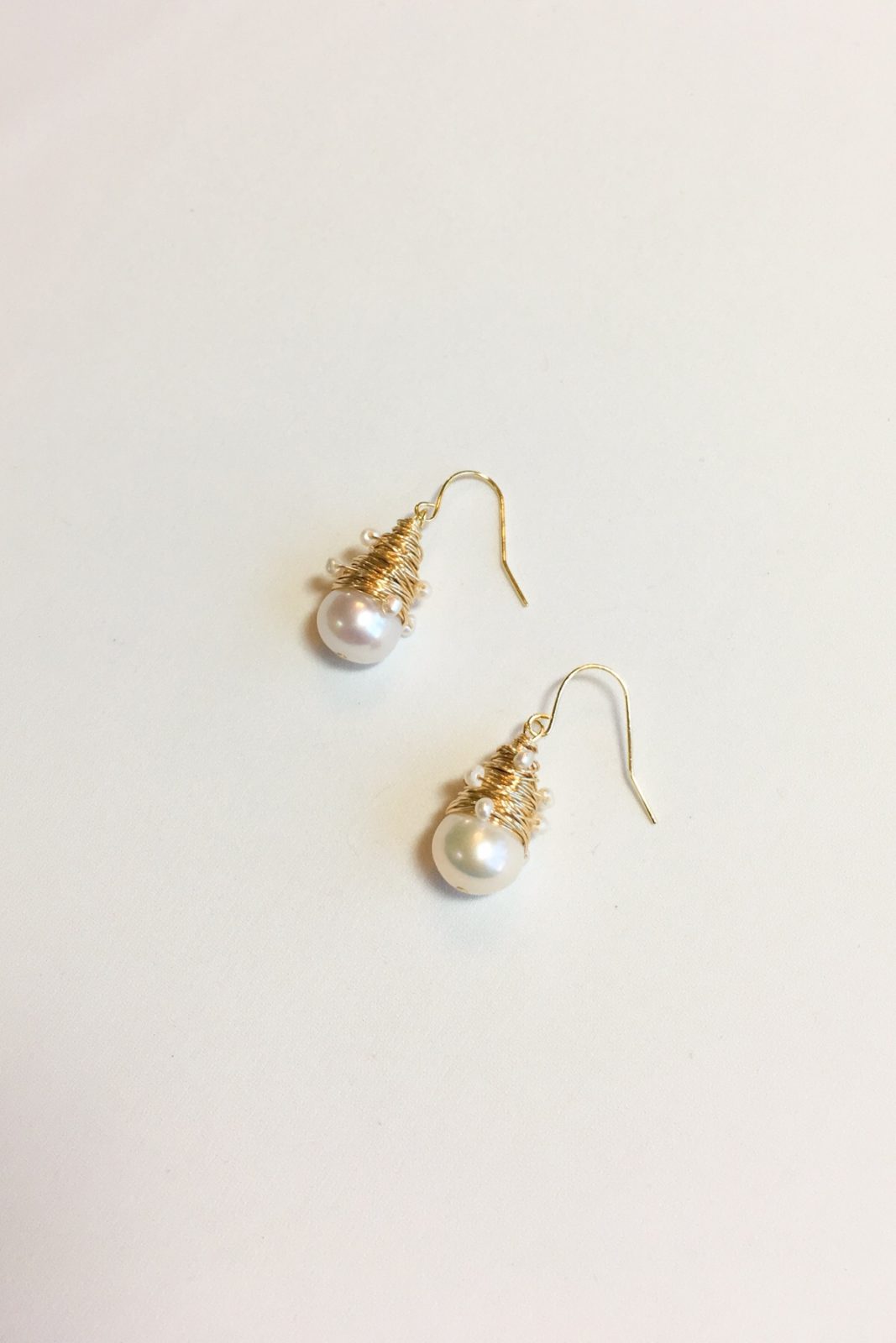 SKYE modern minimalist women fashion accessories Iseya 18K Gold Filled Freshwater Pearl Earrings 3