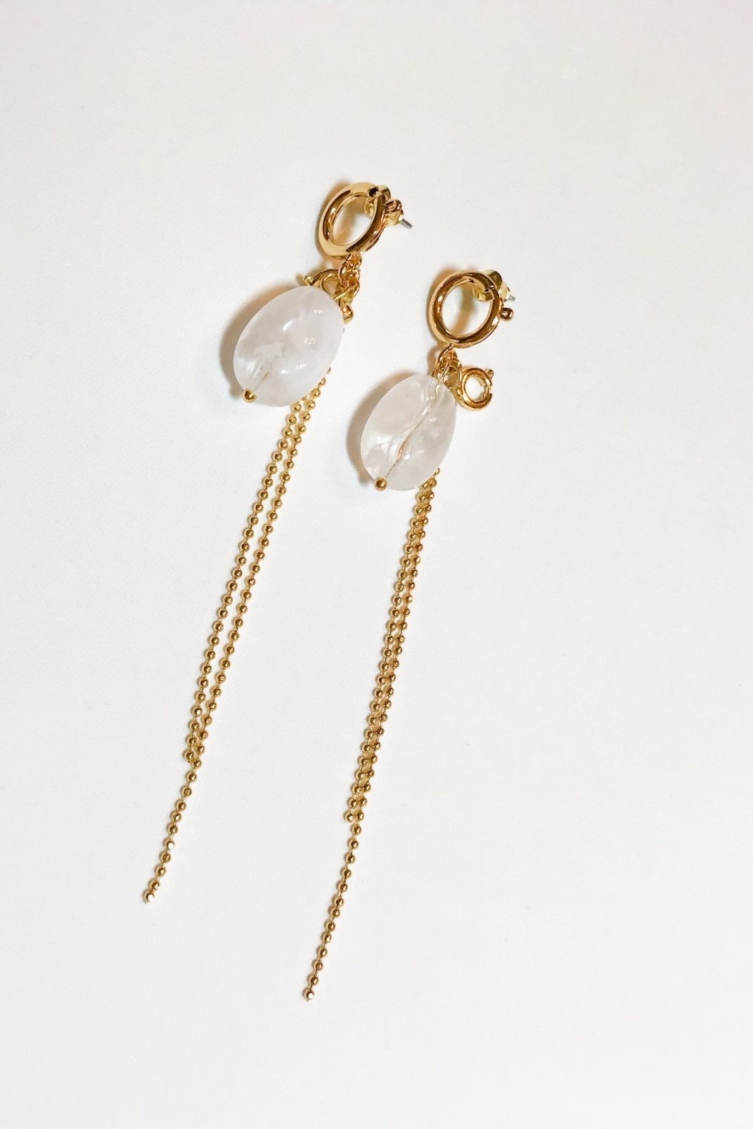 SKYE modern minimalist women fashion accessories Nuage resin bead Earrings