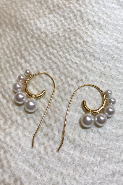 SKYE modern minimalist women fashion accessories Pisar Pearl Earrings 4