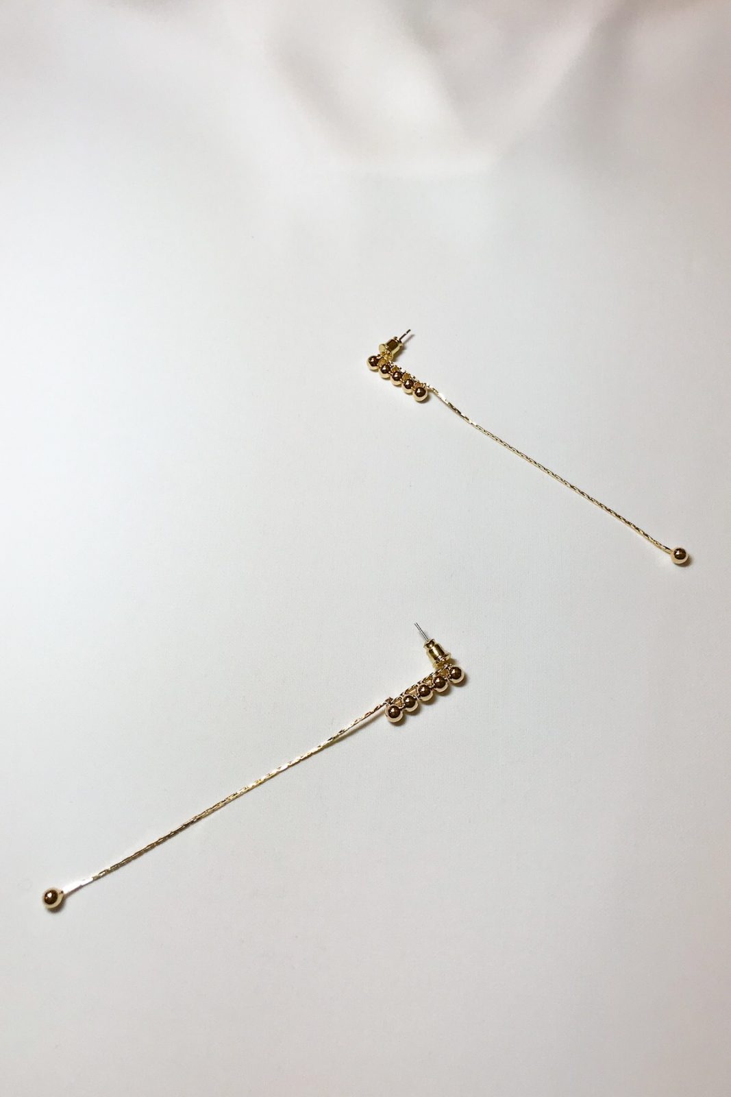 SKYE modern minimalist women fashion accessories Vella 18K Gold Earrings 2