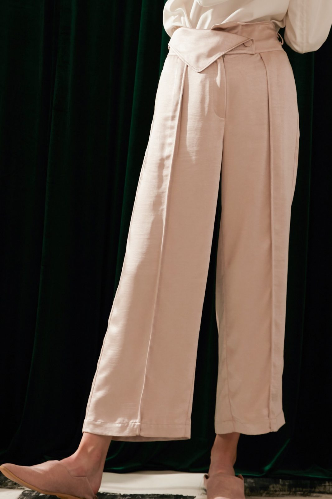 Asymmetric High Waist Pants – SKYE